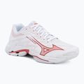 Damen-Volleyballschuhe Mizuno Wave Lightning Elite white/rose elegance/lava falls