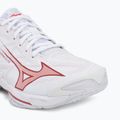 Damen-Volleyballschuhe Mizuno Wave Lightning Elite white/rose elegance/lava falls 7