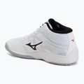 Volleyballschuhe Mizuno Lightning Select Mid white/black/fiery red 3