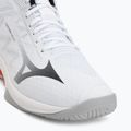 Volleyballschuhe Mizuno Lightning Select Mid white/black/fiery red 7