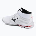 Volleyballschuhe Mizuno Wave Lightning Pro Mid white/black/fiery red 3