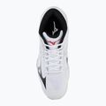 Volleyballschuhe Mizuno Wave Lightning Pro Mid white/black/fiery red 5