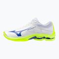 Volleyballschuhe Mizuno Wave Lightning Pro white/lighting yellow/dazzling blue 8