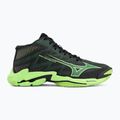 Volleyballschuhe Mizuno Wave Lightning Elite Mid black/glowing apple/mandarin orange 2