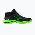 Volleyballschuhe Mizuno Wave Lightning Elite Mid black/glowing apple/mandarin orange 2