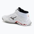 Volleyballschuhe Mizuno Wave Lightning Elite Mid white/black/fiery red 3