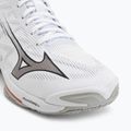 Volleyballschuhe Mizuno Wave Lightning Elite Mid white/black/fiery red 7
