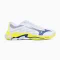 Volleyballschuhe Mizuno Wave Lightning Elite white/lighting yellow/dazzling blue 2