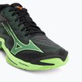 Volleyballschuhe Mizuno Wave Lightning Elite black/glowing apple/mandarin orange 7