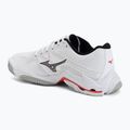 Volleyballschuhe Mizuno Wave Lightning Elite white/black/fiery red 3