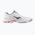 Volleyballschuhe Mizuno Wave Lightning Elite white/black/fiery red 2