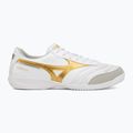 Fußballschuhe Mizuno Morelia Sala Elite IN white/football gold/galaxy silver 2