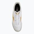 Fußballschuhe Mizuno Morelia Sala Elite IN white/football gold/galaxy silver 5