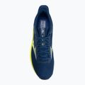 Herren-Laufschuhe Mizuno Wave Inspire 22 estate blue/lightning yellow 5