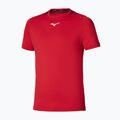 Herren-Tennis-T-Shirt Mizuno 62GAA001 Tee fiery red