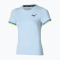 Damen-Tennis-T-Shirt Mizuno Stargazer Tee ice water