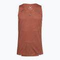 Herren-Laufshirt Mizuno Tech Light Tank copper brown