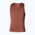 Herren-Laufshirt Mizuno Tech Light Tank copper brown
