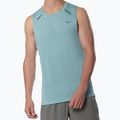 Herren-Laufshirt Mizuno Active DryAeroFlow Tank Top aquifer