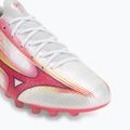 Fußballschuhe Mizuno Alfa III Elite AG white/fuchsia purple 7