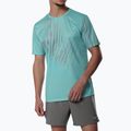 Herren-Laufshirt Mizuno Core Graphic Tee aquifer