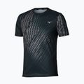 Herren-Laufshirt Mizuno Core Graphic Tee black/gray
