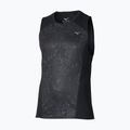 Herren-Lauf-Tanktop Mizuno Active DryAeroFlow Graphic Tank Top black/gray 2