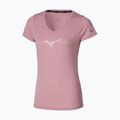 Damen-Laufshirt Mizuno Core Runbird Tee rose elegance