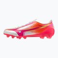 Fußballschuhe Mizuno Alpha III Japan FG white/fuchsia purple