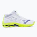 Volleyballschuhe Mizuno Wave Lightning Pro Mid white/lighting yellow/dazzling blue 2