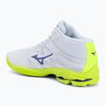Volleyballschuhe Mizuno Wave Lightning Pro Mid white/lighting yellow/dazzling blue 3