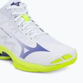 Volleyballschuhe Mizuno Wave Lightning Pro Mid white/lighting yellow/dazzling blue 7