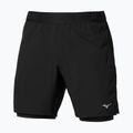 Herren-Laufshorts Mizuno Core 5.5 Inches 2in1 black