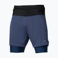 Herren-Laufshorts Mizuno Trail Multipocket 2in1 estate blue