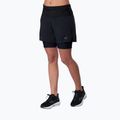 Damen-Laufshorts Mizuno Trail Multipocket 2in1 black