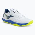Herren-Tennisschuhe Mizuno Wave Enforce Court AC white/dazzling blue/lightning