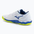 Herren-Tennisschuhe Mizuno Wave Enforce Court AC white/dazzling blue/lightning 3