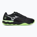 Padelschuhe Mizuno Wave Enforce Court Padel black/foliage green/glowing ap 2