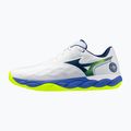Herren-Tennisschuhe Mizuno Wave Enforce Court CC white/dazzling blue/lightning 2