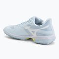 Damentennisschuhe Mizuno Wave Exceed Court CC W ice water/lightning yellow/anc 3