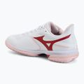 Damentennisschuhe Mizuno Wave Exceed Court CC W white/pinkesque/barbados cherr 3