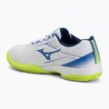 Herren-Tennisschuhe Mizuno Break Shot 5 CC white/dazzling blue/lightning 3