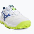 Herren-Tennisschuhe Mizuno Break Shot 5 CC white/dazzling blue/lightning 7