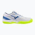 Herren-Tennisschuhe Mizuno Break Shot 5 CC white/dazzling blue/lightning 2