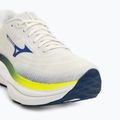 Herren-Laufschuhe Mizuno Wave Sky 9 snow white/surf the web/lightning yellow 7