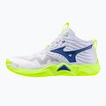 Volleyballschuhe Mizuno Wave Momentum Elite Mid white/lightning yellow/dazzling blue 8