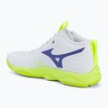 Volleyballschuhe Mizuno Wave Momentum Elite Mid white/lightning yellow/dazzling blue 3