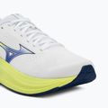 Herren Laufschuhe Mizuno Fortrush white/estate blue/lightning yellow 7