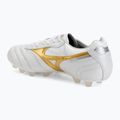 Fußballschuhe Mizuno Morelia II Japan FG white/football gold/galaxy silver 3