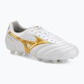 Fußballschuhe Mizuno Morelia II Elite FG white/football gold/galaxy silver